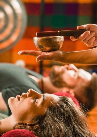 Bol Tibétain Antique ~ F.J, Colonie de vacances Ulysséo, Massage-relaxation-santé